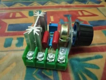 Regulador de voltaje oscurecimiento AC 220V 2000W SCR, controlador de velocidad del Motor, termostato, módulo regulador de voltaje electrónico