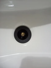 Drainer Basin Sink Round-Hole Bathroom Gold Bagnolux Pop-Up-Button Easy-To-Clean Hotel