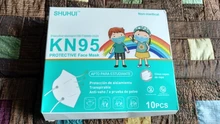 FFP2 Mascarillas KN95 máscara para niños 5 capas cara máscara KN95 para niñas niños respirador de protección de los niños KN95 máscaras Fit 2-9 años
