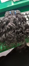 Pelo de la onda de agua mechones con cierre brasileño mechones de cabello humano postizo 3 4 mechones con cierre Frontal Remy extensiones de cabello