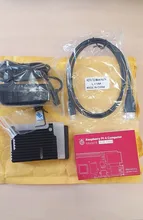 Sd-Card-Reader Switch-Power Raspberry Pi Aluminum-Case 3A 64 32GB 4-Model Hdmi-Compatible-Cable