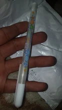 Bolígrafo de Gel de 0,8 MM Unisex para niños, suministros escolares de papelería para oficina y aprendizaje, Color blanco, álbum de fotos