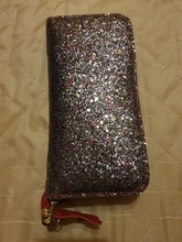 Cartera de almazuela de lentejuelas con purpurina para mujer, Cartera de monedero de cuero de PU larga para mujer y niña, regalos al por mayor, 2020