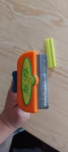 Peine para perros y gatos, Accesorios de belleza para mascotas, rastrillo de pelo con bordes deshilachados, herramienta de vertimiento