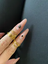 Anillo de nudillo con punta abierta para mujer y niña, joyería ajustable, para vacaciones en la playa, verano, venta al por mayor