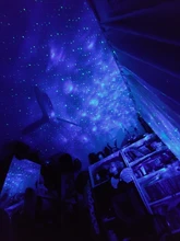 Projection-Lamp Night-Light Music-Speaker Remote-Control Romantic Ocean-Wave Starry Sky