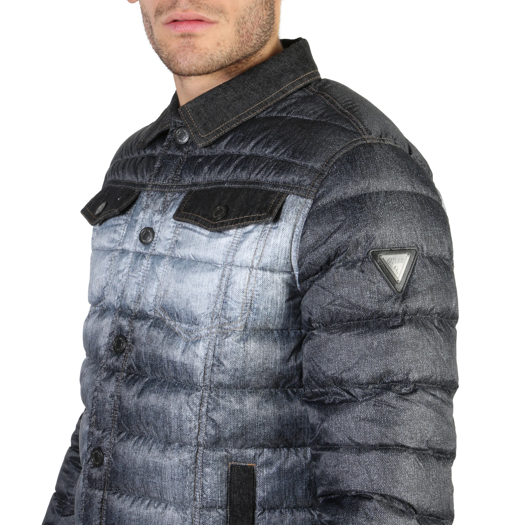 Думаю, M83L01 мужские черные 104059. Цвет: черный, размер: XSGuess7613388860444
