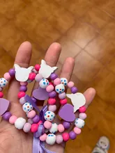 Suéter con dibujos de flores y animales para niños, pulsera infantil, regalo, 3 uds., cp2650
