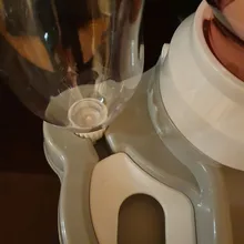 Alimentador automático de mascotas, para perros y gatos, depósito de comida de 2.2L y de agua de 528ml, suministro lento de comida