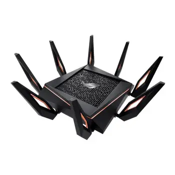 

ASUS Rapture GT-AX11000 wireless router triple band frequency (2.4 GHz/5 GHz/5 GHz) Gigabit Ethernet Black