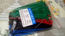 Cable-Organizer Wire-Strap Zip-Ties Ties-Color Self-Locking-Cable Velcro Plastic Nylon