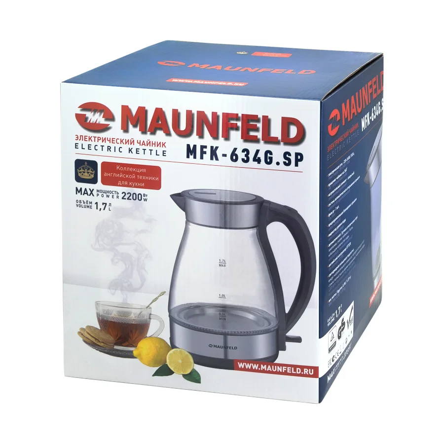 Электрический чайник MAUNFELD MFK-634 G. SP