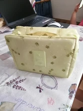 Bolsa de maquillaje portátil de alta calidad para mujer, estuche organizador de belleza impermeable, Kits de bolsas de aseo, bolsa de lavado básico de viaje