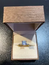 Anillos De Compromiso clásicos para mujer, AAA, circonita cúbica blanca, Diamante de imitación, banda de boda, joyería anillos CZ, aneis feminino