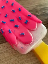 Toy Ice-Cream Rubber Molar Puppy Popsicle-Shaped Chew Interactive Squeaky Funny Pink