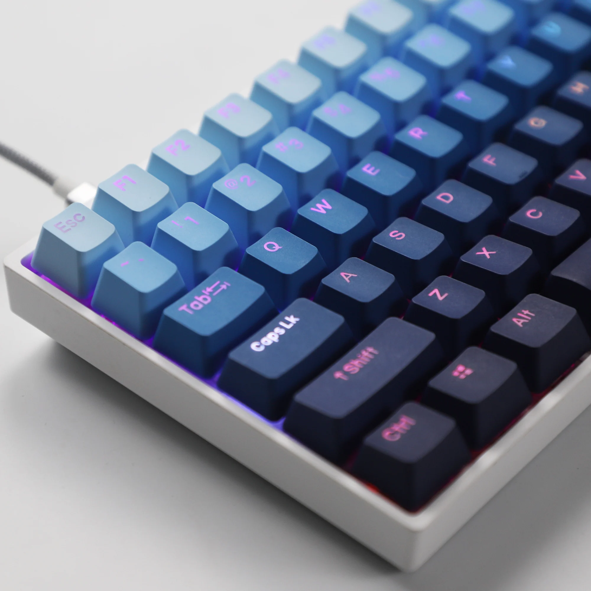 PBT, OEM Perfil Keycap, tiro duplo, 108, 122, YMDK, 104, 87, 84, 68