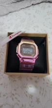 Women Watches Gradient Rose-Gold Male Waterproof Children Unisex Rectangle Digital Multifunction
