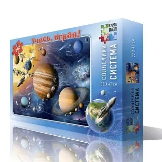 

Puzzle map solar system, 260 geodom parts 52210