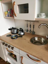 Mini olla cacerola de cocina para niños, juguete de cocina de simulación, utensilios de cocina, 44 Uds.