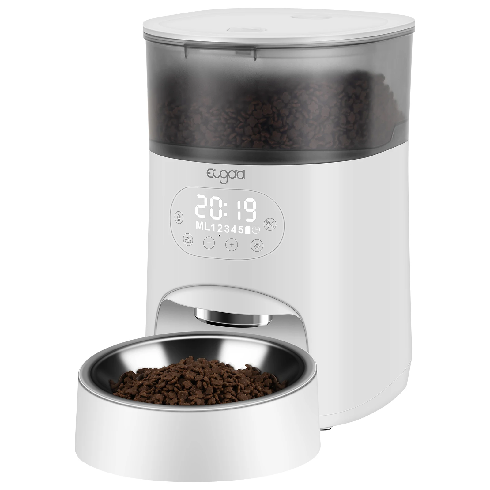 4LAutomaticDogCatFeederDryFoodPetDispenserforSmallMediumPet