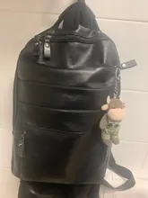 Mochilas escolares de cuero sintético para hombre y mujer, morrales de viaje informales Retro, bolso de mano negro, caqui, Adolescentes