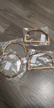 Colgador en forma de D de bambú, Asa de madera para bolso hecho a mano, bolso de mano, bolso de mano, fabricación de Marcos, colgador de bolsas, piezas para mochilas, accesorios, 1 ud.
