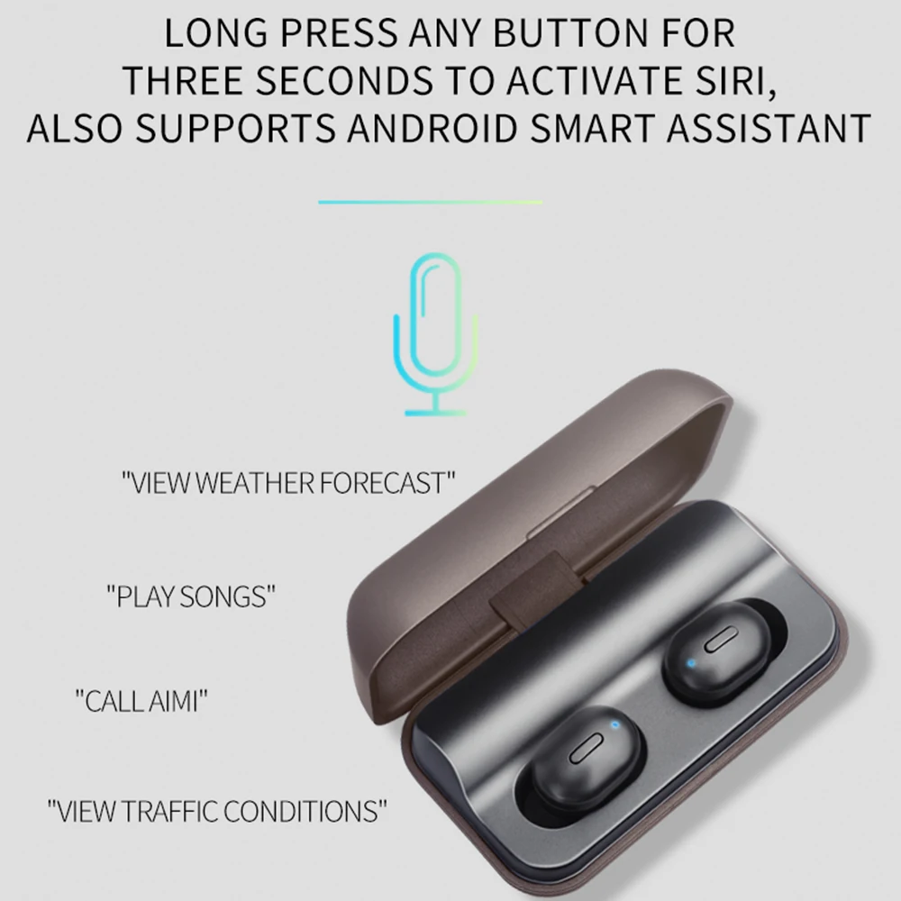 50 шт. T1 PRO TWS Bluetooth беспроводная гарнитура для наушников 3D стерео гарнитура с микрофоном наушники Водонепроницаемая зарядная коробка