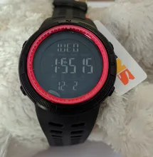 SKMEI – relojes deportivos para hombre, cronógrafo digital, LED, resistente al agua con Cronos y cuenta atrás, militar, masculino