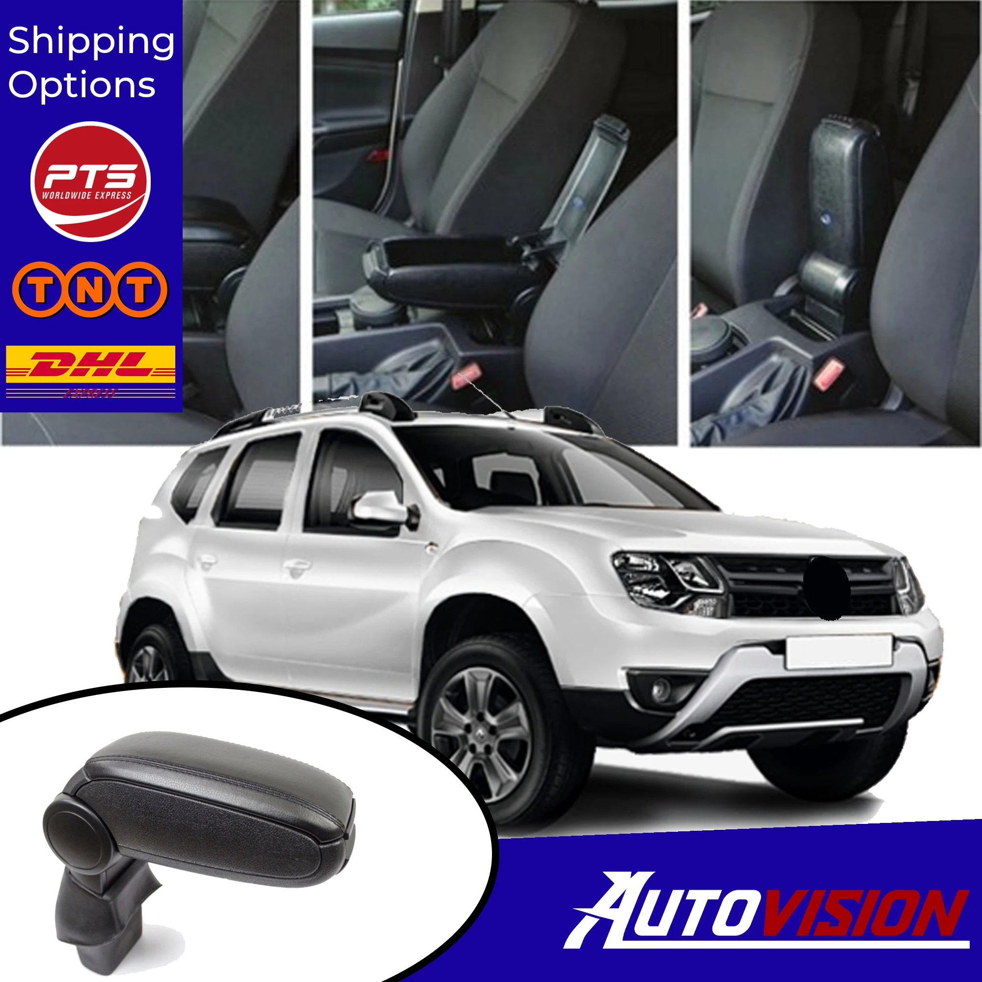 For Dacia Duster 2011 2017 Armrest Seat Adjustable Car Center Console