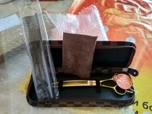 Fenice profesional JP440c 7 pulgadas de alta calidad para mascotas tijeras de peluquería canina curva adelgazamiento tijeras adelgazamiento de 25%