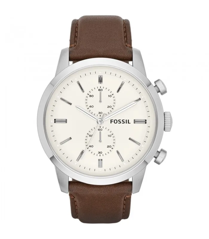 FOSSIL часы TOWNSMAN нержавеющая сталь кожаный кварц FS4865