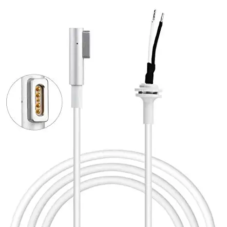 L Tip Magsafe 1 кабель DC ремонтный шнур для Macbook Air Pro адаптер питания зарядное