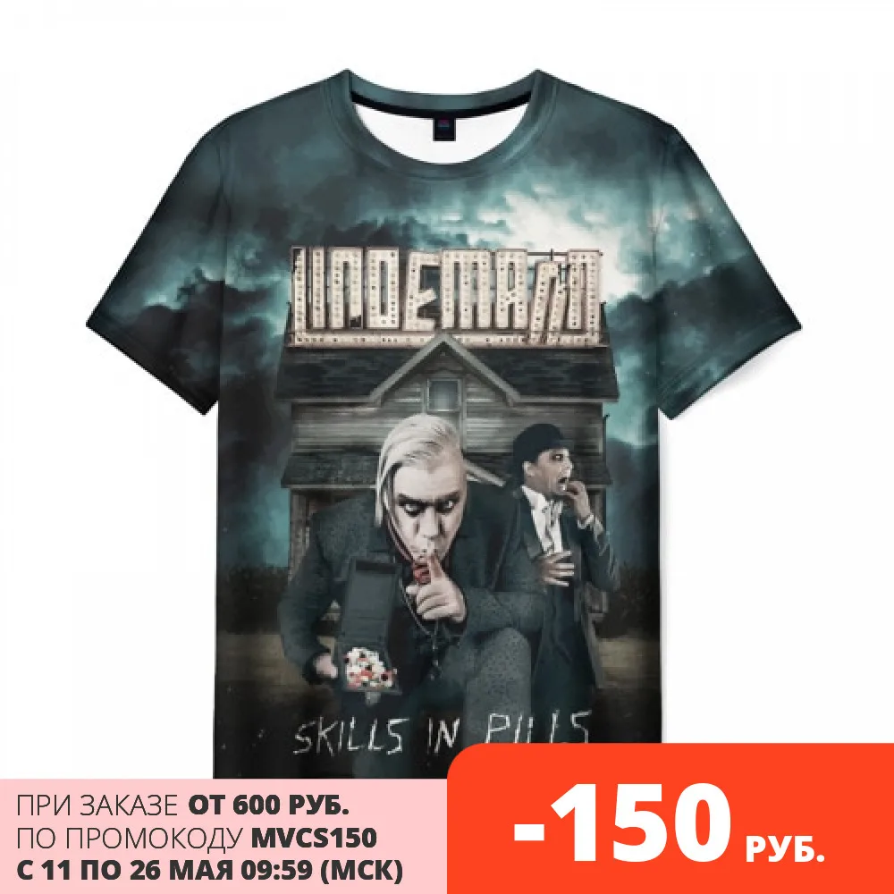 Мужская футболка 3D LINDEMANN | одежда