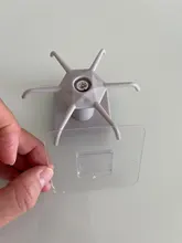 Ganchos de cocina giratorios de 360 grados, autoadhesivos, 6 ganchos, gancho para puerta de pared para el hogar, bolso, lazos para ropa, colgador de bolsas