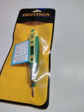 Probador de lápiz de prueba Digital, bolígrafo Detector de voltaje eléctrico, destornillador con pantalla LCD, CA/CC de 12-250V, para herramientas de electricista