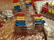 Miniconectores de Cable rápido, Conector de cableado de empalme de resorte compacto Universal, bloque de terminales Push-in, pct-222, 223