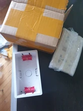 Coswall-caja de revestimiento seco tipo 146 para tablero de yeso, tablero de yeso de 47mm de profundidad, caja de interruptores de pared, Cassette de enchufe