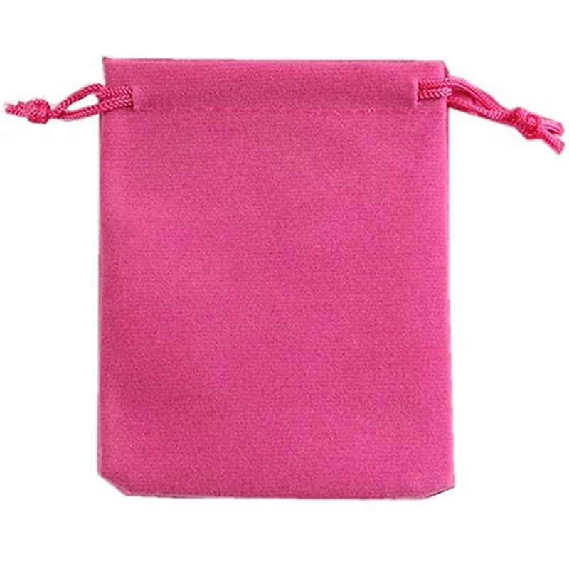 SheepSew 50 Pieces Wholesale Lot - Black Velvet Cloth Jewelry Pouches/Drawstring Bags,Party Wedding Favors Bags