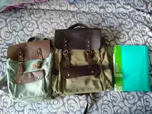Canvas Backpack Vintage M030 Travel-Bag Wearproof Multifunction Portable Fashion Neutral