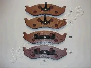 Колодки Тормозные Jeep Grand Cherokee/Cherokee/Kia Carnival-01 Передние Japanparts Pa057af Japanparts арт. PA057AF
