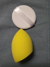 Puff en polvo cosmético para mujer, base de maquillaje esponja, belleza, herramientas y accesorios, forma de mezcla de gotas de agua, 1 ud.