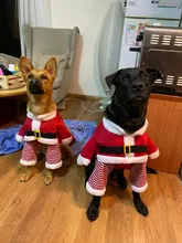 Costume Cat Jacket Christmas Dogs Small Santa-Claus Winter Large for Funny Dog-Coat Warm