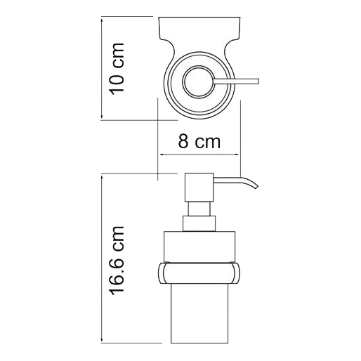 Дозатор жидкого мыла WasserKRAFT Berkel K-6899