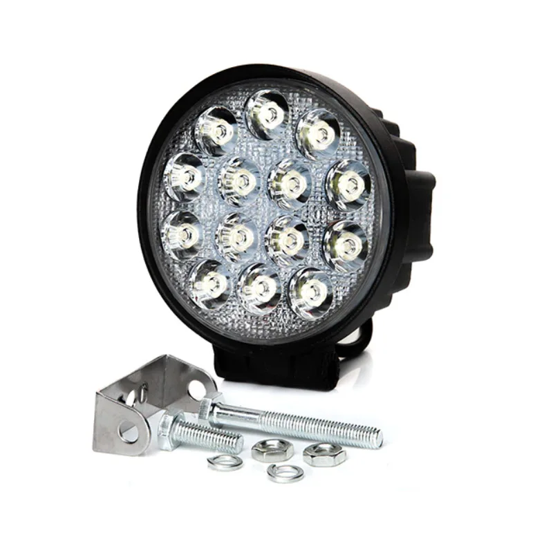 Kaufen 42 W LED scheinwerfer OFF ROAD für auto lkw motobike quadbike boot wasserdicht 4x4 UAZ NIVA traktor anhänger SUV hight low strahl