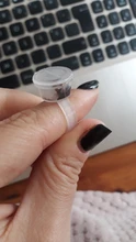 Ink-Ring-Cup Pigment-Holder Tattoo-Caps Permanent-Makeup Microblading Transparent Disposable