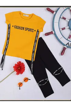 

Yellow Summer Girl Child The Tights suit