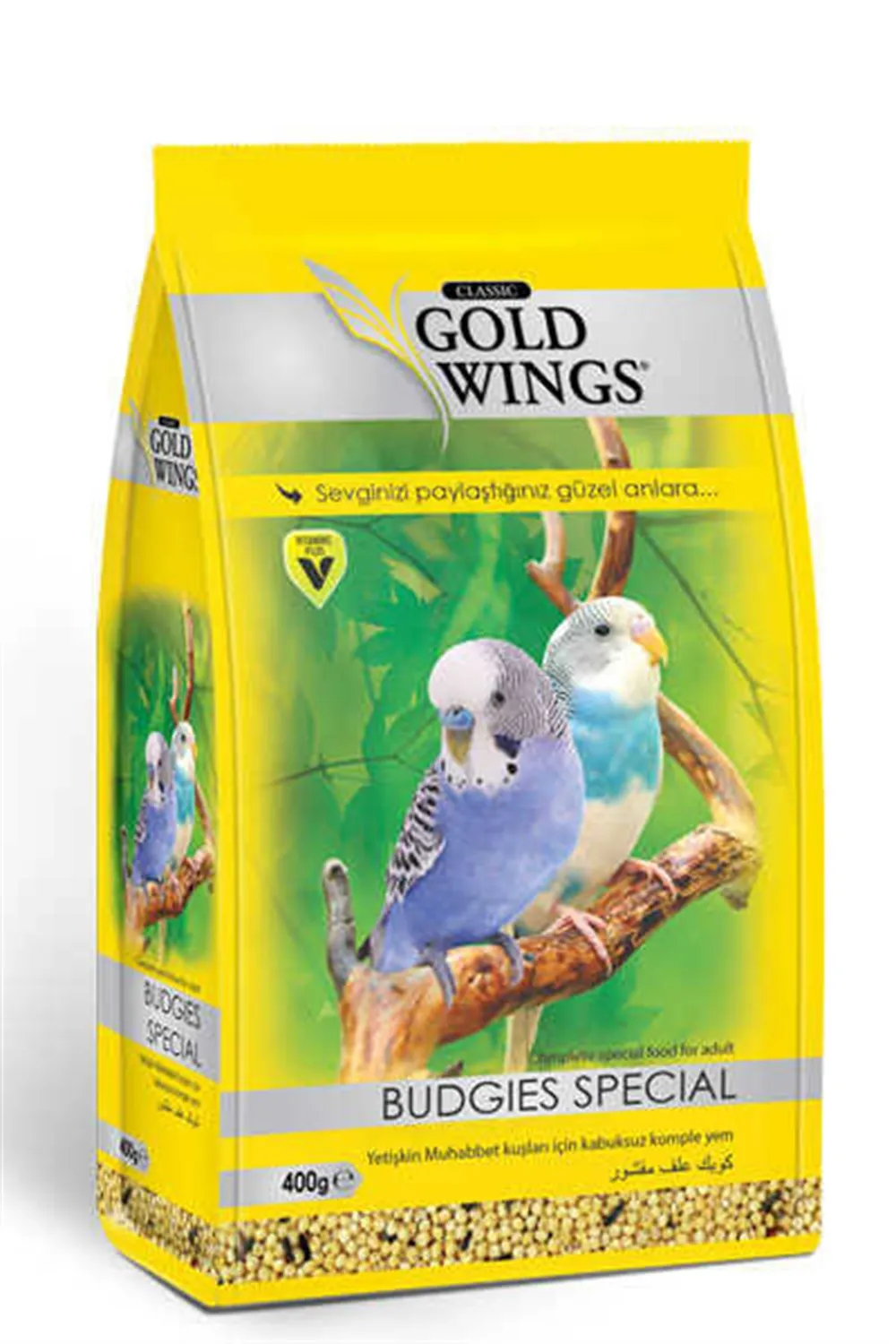 

Классическая корм Gold Wings, 400 г, полная специальная еда для взрослых Budgies Special