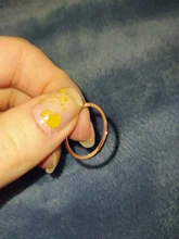 Anillo de titanio y acero fino para hombre y mujer, anillo de dedo de color dorado, rosa, moda Simple, Color plateado, 1MM