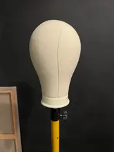 Alileader-soporte para pelucas, trípode para peluca con cabeza de bloque de lienzo, ajustable, kit para hacer peluca, TPins, regalo, 125Cm/60Cm