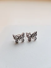 Clips de oreja de mariposa calados de Metal Vintage para mujer y niña, joyería Brincos sin Piercing, oreja de cartílago falsa